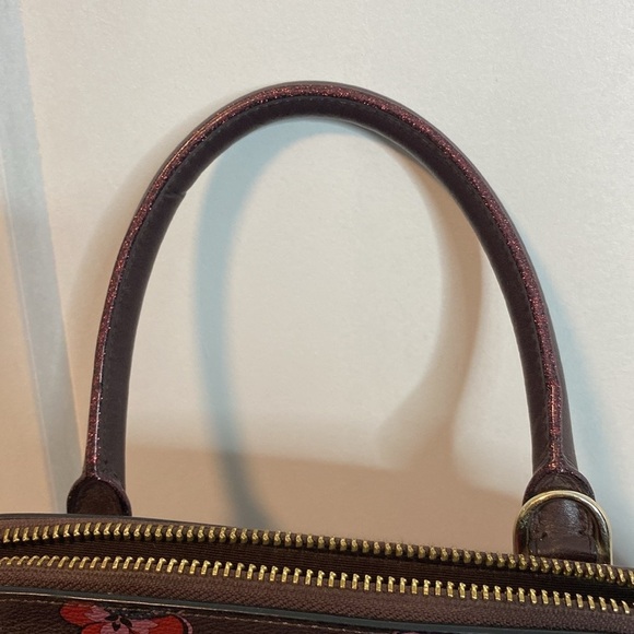 Coach | SIERRA SATCHEL IN WILDFLOWER PRINT COATED CANVAS - w Crossbody Strap - Picture 4 of 7